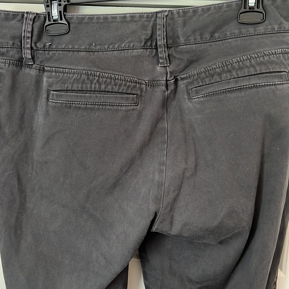 LOFT gray‎ chinos skinny pants Sz 10 - Picture 4 of 8